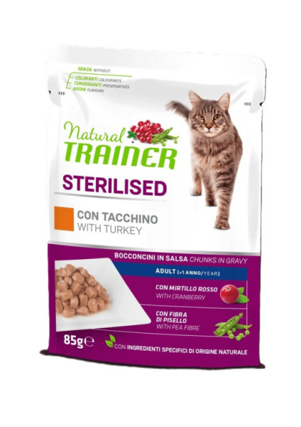 Kapsička Trainer Natural CAT SP. STER. krůtí 85g