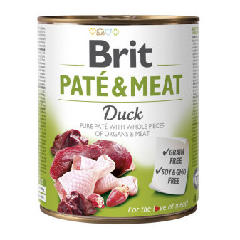 konzerva Brit Pate & Meat Duck 800 g
