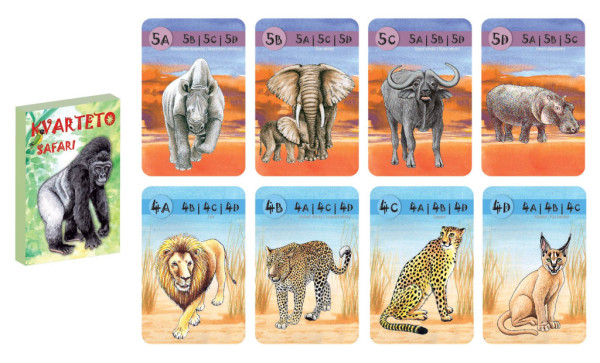 Karty kwartetu Safari