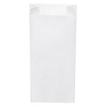 Papierové vrecko desiatové biele 14+7x28 cm - 100 ks