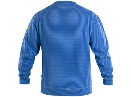 Bluza CXS DENALI, antystatyczna ESD, średni niebieski, rozmiar M