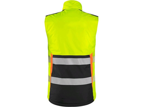 Vesta CXS BENSON, pánská, výstražná, zateplená, žluto-černá, vel. 2XL
