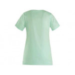 Bluzka damska CXS TARA zielona z białymi dodatkami, rozmiar 38