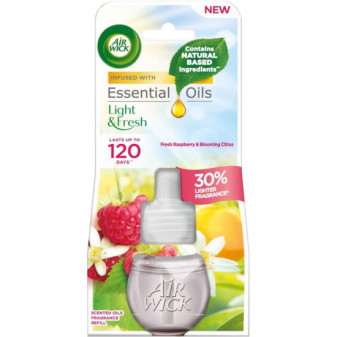 AIR WICK osvěžovač vzduchu 19ml elektrická náplň Fresh Raspberry and Blooming Citrus