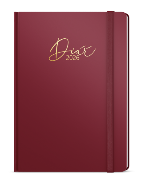 Týdenní diář - Prokop - Luxi - B6 - bordó