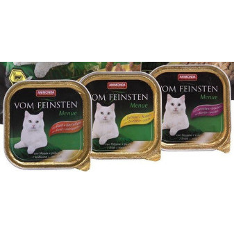 Animonda Vom Feinsten Menue paštika pro kočky drůbeží+těstoviny 150g