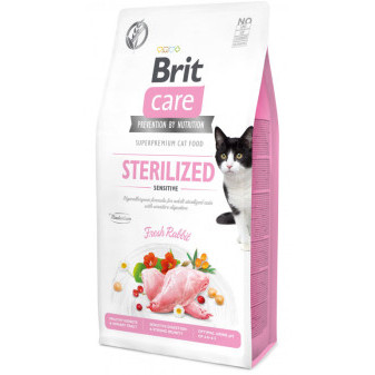 Brit Care Cat bezzbożowa sterylizowana Sensitive 7kg