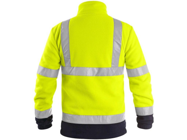 Bunda CXS PRESTON, výstražná, pánská, žluto-modrá, vel. 2XL