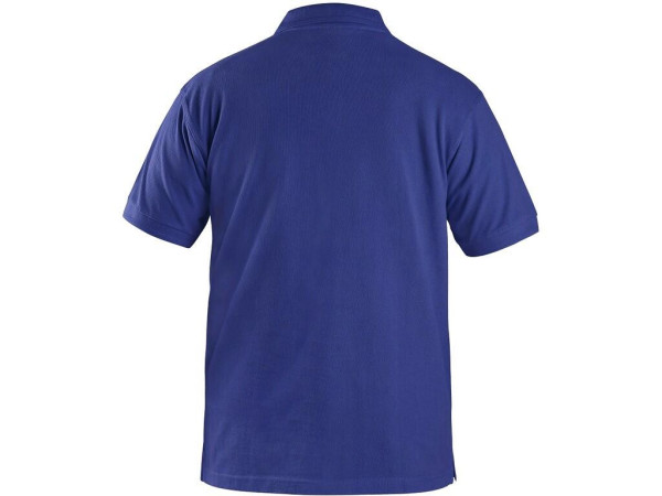 Koszulka polo CXS MICHAEL, krótki rękaw, średni niebieski, rozmiar 2XL