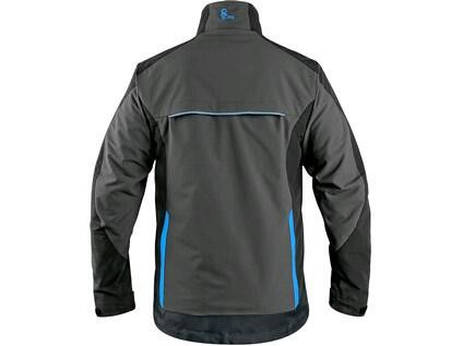 Bluzka CXS NAOS, męska, szaro-czarna, akcesoria HV Blue, rozmiar 46
