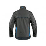 Bluzka CXS NAOS, męska, szaro-czarna, akcesoria HV Blue, rozmiar 54