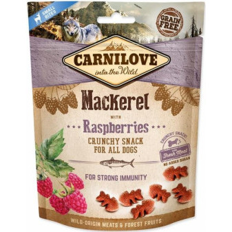 Carnilove Dog Crunchy Snack Makrela, Malina i świeże Mięso 200g