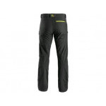 Nohavice CXS AKRON, softshell, čierne s HV žlto/oranžovými doplnkami, veľ. 46