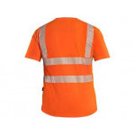 Tričko CXS BANGOR, výstražné, pánske, oranžové, veľ. XL