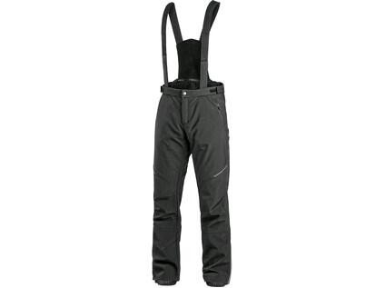 Nohavice CXS TRENTON, zimné softshell, pánske, čierne, veľ. 54