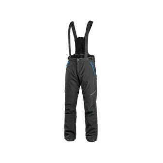 Kalhoty CXS TRENTON, zimní softshell, pánské, černo-modré