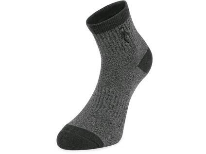 Ponožky CXS PACK II, tmavo šedé, 3 páry, veľ. 37-39