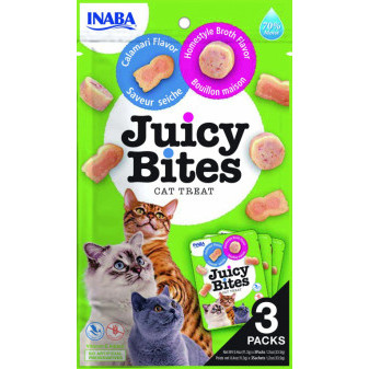 Inaba kot Juicy Bites - domowy rosół, kalmary 33,9g