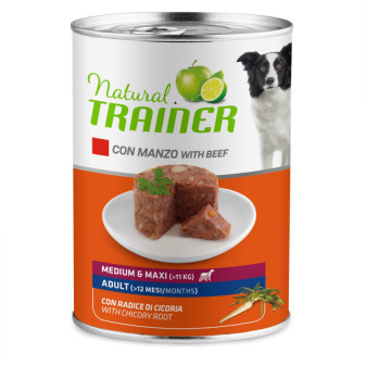 Konzerva Trainer Natural MAINT M&M ADULT hovězí 400g LT