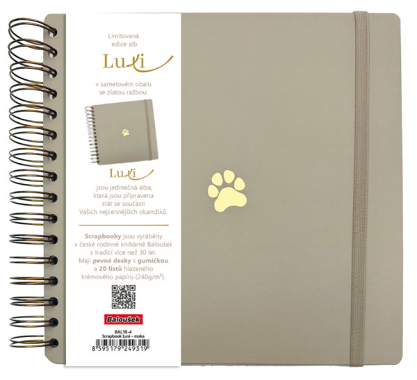 Scrapbook Luxi - 210x210 - lamino - moka