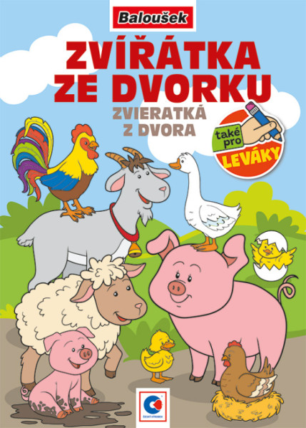 Omalovánka A5 - Zvířátka ze dvorku