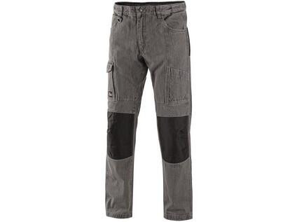 Kalhoty jeans NIMES III, pánské, šedo-černé, vel. 54