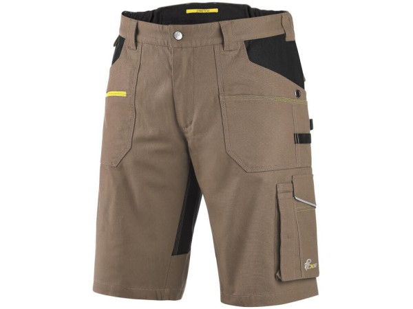 Kraťasy CXS STRETCH, pánské, béžovo-černé, vel. 52