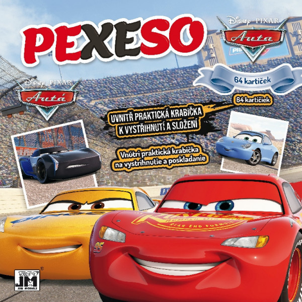 Pexeso w notatniku CARS - Samochody