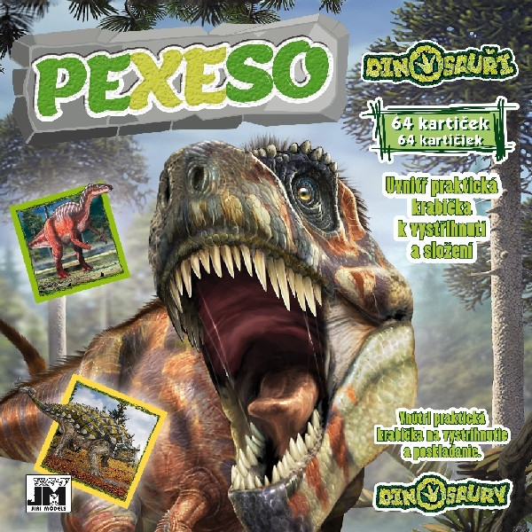 Pexeso v zošite Dinosaury