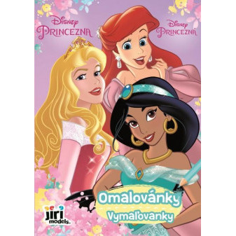 Omaľovánka A5 Disney Princezné