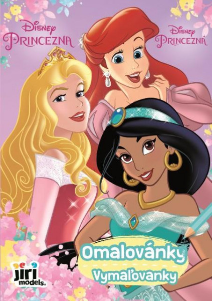 Omaľovánka A5 Disney Princezné