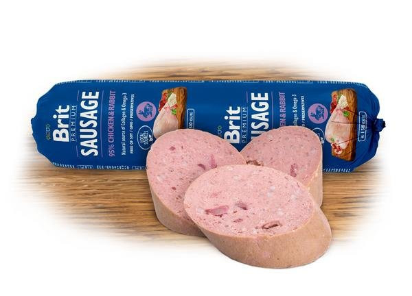 Brit Sausage Chicken& Rabbit 800g