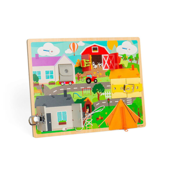 Deska motoryczna Bigjigs Toys Everyday Skills