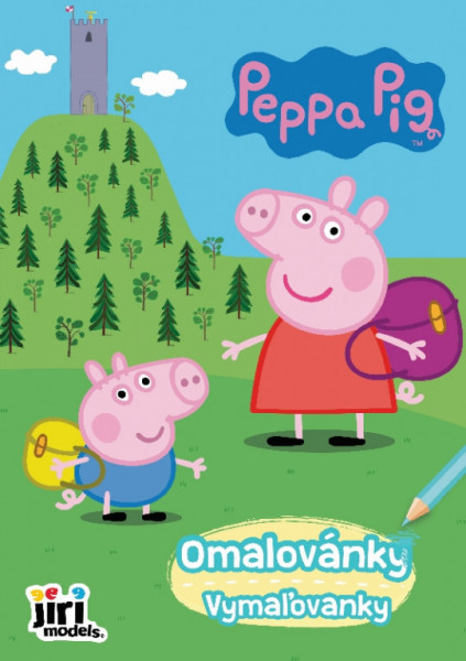 Omalovánka A5 Prasátko Peppa na výletě