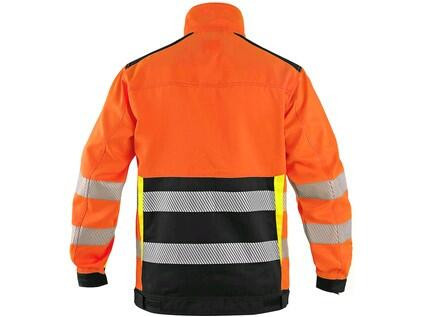 CXS BENSON bluza ostrzegawcza, męska, pomarańczowo-czarna, rozmiar 48
