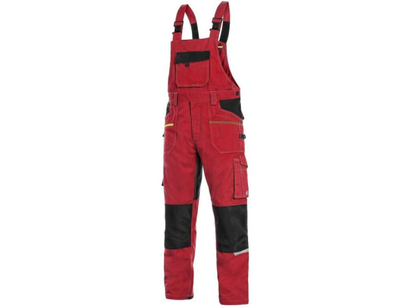 Zahradníky CXS STRETCH, pánské, červeno - černé, vel. 48