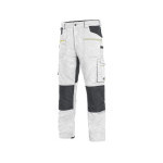 Kalhoty CXS STRETCH, pánské, bílo - šedé, vel. 52