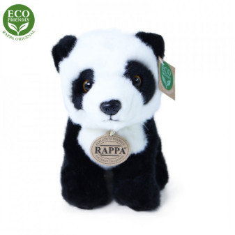 Plyšová panda sedící 18 cm ECO-FRIENDLY