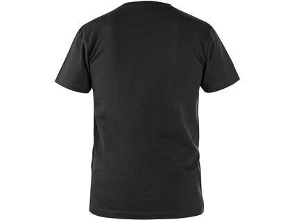 Tričko CXS NOLAN, krátký rukáv, černé, vel. 2XL