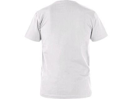 Tričko CXS NOLAN, krátky rukáv, biele