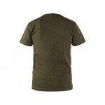 T-shirt CXS NOLAN, krótki rękaw, khaki, rozmiar XL