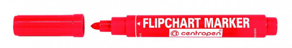 Marker Centropen 8550 Flipchart czerwony szerokość 2,5mm