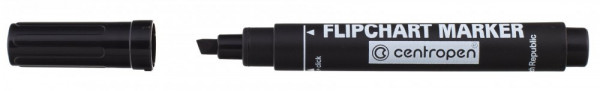 Marker Centropen 8560 Flipchart czarny szerokość 1 - 4,6mm