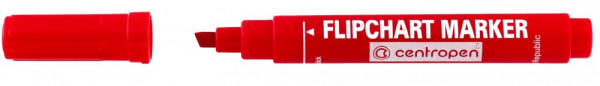 Popisovač Centropen 8560 Flipchart červená šírka 1 - 4,6mm