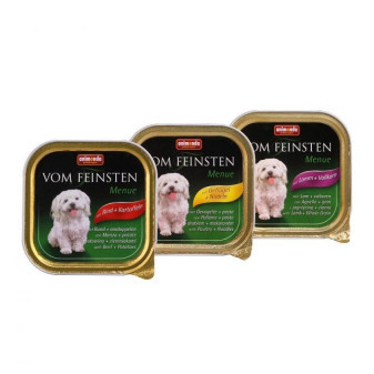 Animonda Vom Feinsten Menue paštéta pre psov jahňacie + obilniny 150g