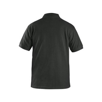 Polokošile CXS MICHAEL, krátký rukáv, černá, vel. 2XL