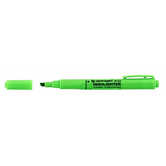 Zakreślacz Centropen 8722 zielony szerokość 1 - 4mm