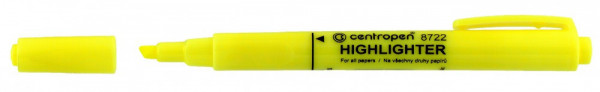 Zvýrazňovač Centropen 8722 žlutá šíře 1 - 4mm