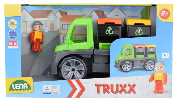 Samochód TRUUX z kontenerami