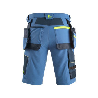 Kraťasy CXS NAOS pánské, modro-modré, HV žluté doplňky, vel. 60